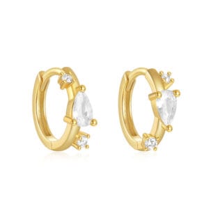 Twisted Silver Hoop Earrings Supplier Style - E00752