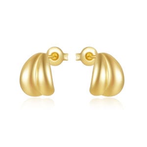 Vintage Silver Hoop Earrings Supplier Style - E00764