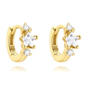 925 Silver Triple Hoop Silver Earrings - E00778