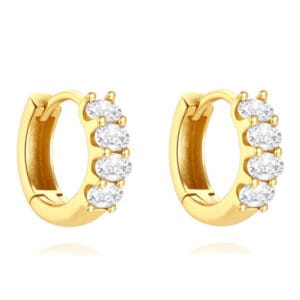Twisted Sterling Silver Hoop Earrings Wholesale - E00779