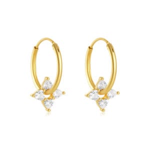 Medium Hoop Earrings Silver - E00789