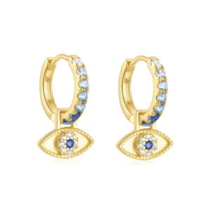 Flat Hoop Earrings Silver Supplier Style - E00812