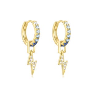 Large Thick Sterling Silver Hoop Earrings Supplier Style - E00818