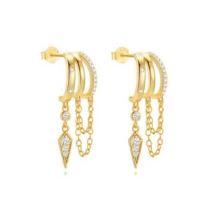 Simply Silver Drop Earrings - E00825