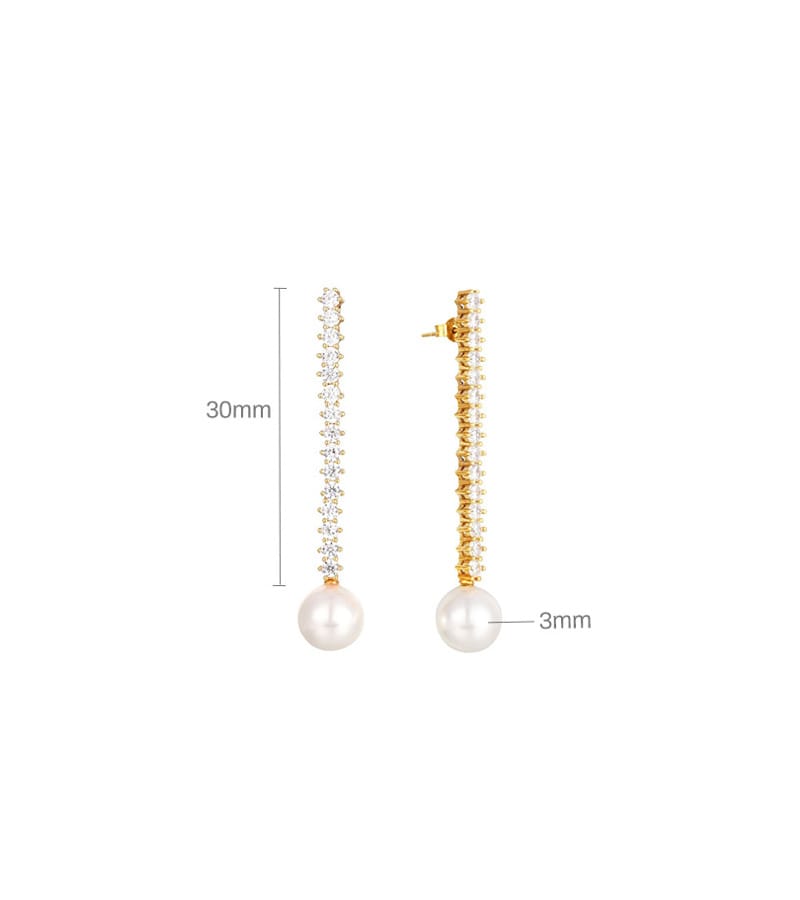 Pearl Drop Earrings Wedding for Jewelry Brands
