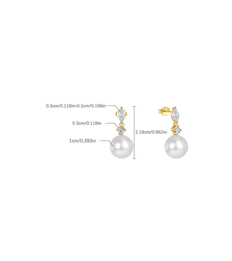 Pearl Dangle Earrings Supplier Style