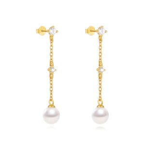 Pearl Earrings Droplets Wholesale - E00845