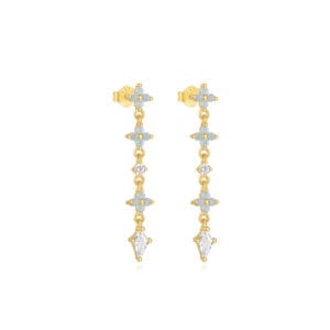 Custom 925 Silver Sterling Silver Earrings Opal - E00853