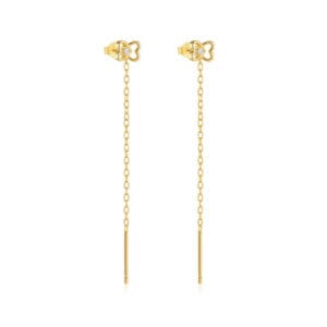 Dangle Drop Earrings Silver Wholesale - E00857