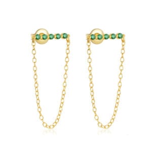 Tear Drop Silver Earrings - E00867