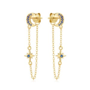 Custom 925 Silver Sophie Buhai Tiny Droplet Silver Earrings - E00871