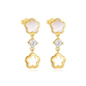 Custom 925 Silver Opal Earrings Silver - E00877