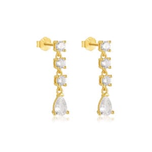Earrings Silver Drop - E00879