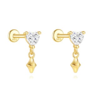 Silver Zirconia Earrings - E00885