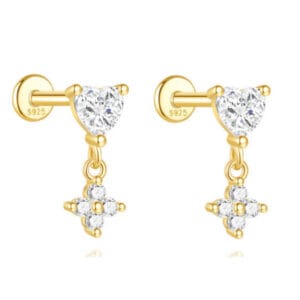 Sterling Silver Dangle Earring Wholesale - E00887