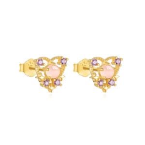 Custom 925 Silver Silver Knot Stud Earrings - E00895