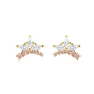 Silver Stud Earrings for Guys - E00897