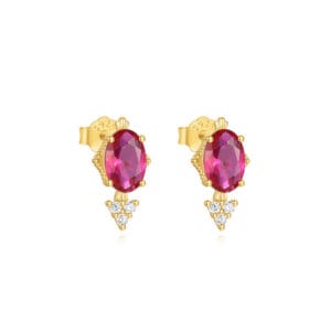 Aquamarine Stud Earrings Sterling Silver Supplier Style - E00902