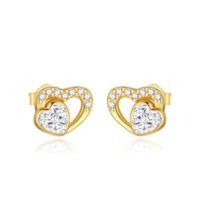 Big Gold Stud Earrings - E00903