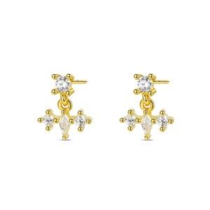 Sterling Silver Stud Earrings Set of 3 for Jewelry Brands - E00912