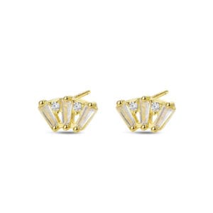 Silver Stud Earrings Flat Back Supplier Style - E00914