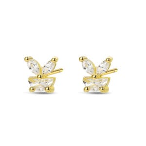 Stud Earrings Real Silver - E00921