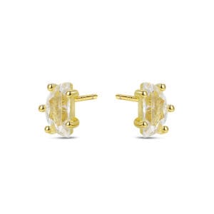 Pure Silver Stud Earrings Wholesale - E00923