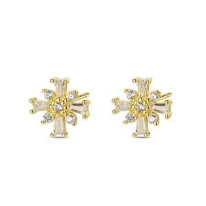 Peridot Sterling Silver Stud Earrings Supplier Style - E00926