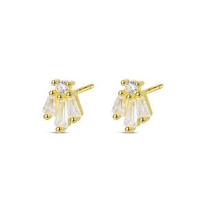 Small Stud Silver Earrings for Jewelry Brands - E00930