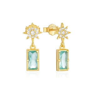Long Drop Silver Earrings Supplier Style - E00944