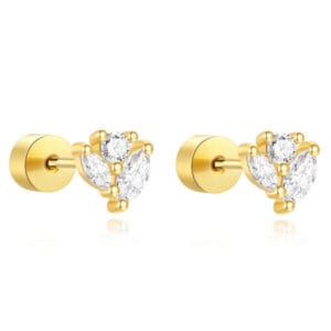 Cz Earrings Silver - E00951