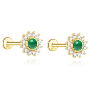 Small Earrings Studs Silver for Jewelry Brands - E00954
