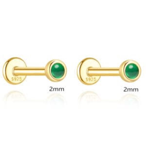 Custom 925 Silver Sterling Silver Stud Earring - E00955