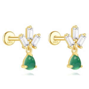 Silver Long Drop Earrings Wholesale - E00959