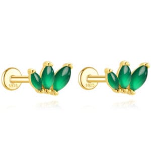 925 Silver Delicate Stud Earrings - E00964