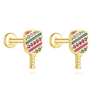 Enamel Earrings Silver for Jewelry Brands - E00966