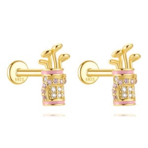 Custom 925 Silver Enamel Silver Earrings - E00967