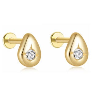 Cz Sterling Silver Earrings for Jewelry Brands - E00972