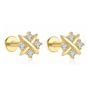 925 Silver Sterling Silver Earrings with Cubic Zirconia - E00982