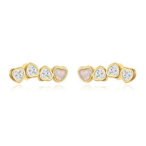 Custom 925 Silver Cubic Zirconia Silver Earrings - E00985