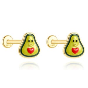 Sterling Silver Enamel Earrings Supplier Style - E00986