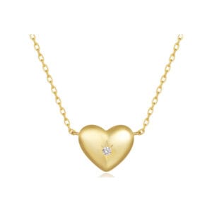 Silver Heart Necklace Wholesale | N001