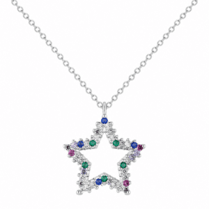 Star Necklace Silver Wholesale | N00104