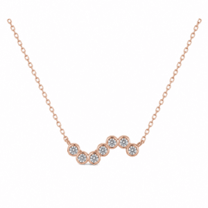 Silver Station Necklace Wholesale | N00110