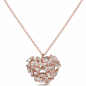 Silver Heart Necklace Wholesale | N00111