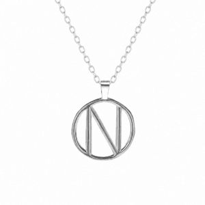 Initial Necklace Silver Wholesale | N00122