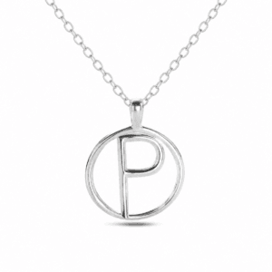 Initial Necklace Silver Wholesale | N00123