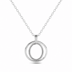 Initial Necklace Silver Wholesale | N00124