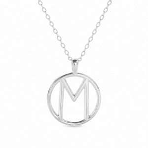Initial Necklace Silver Wholesale | N00125