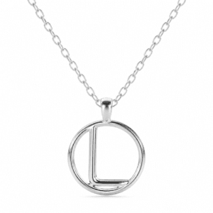 Initial Necklace Silver Wholesale | N00128